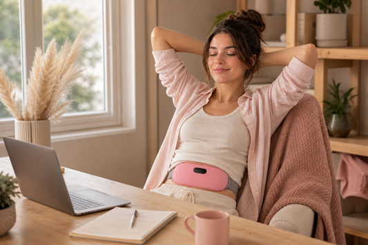 Wearable Heating Pad: Hands-Free Cramp Relief On the Go